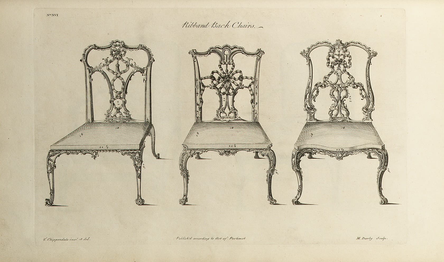 The Gentleman and Cabinet-maker's Director:  Being a Large Collection of . . . Designs of Household Furniture in the Gothic, Chinese and Modern Taste . . .