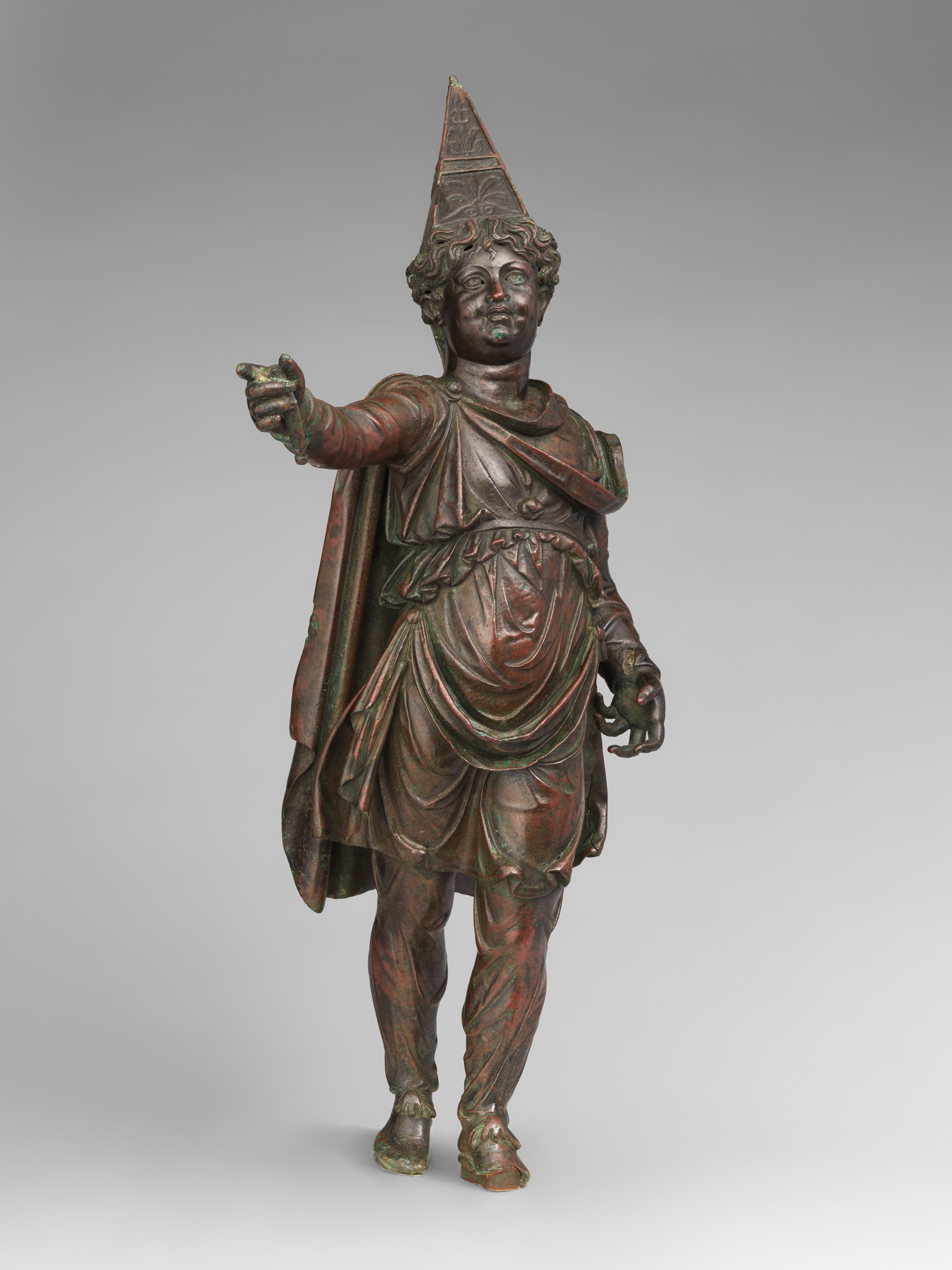Bronze figure of a boy in Eastern dress